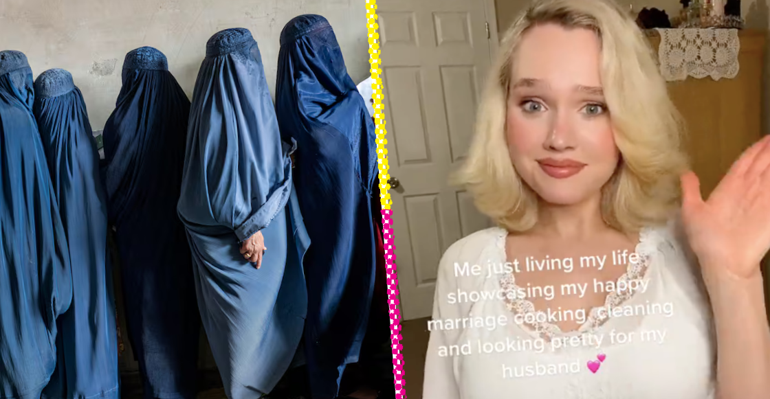 Las “tradwives” de TikTok y el perturbador contraste con las mujeres en Afganistán
