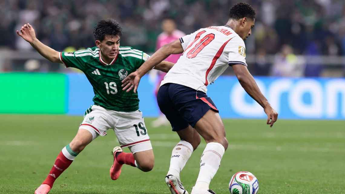 Gilberto Mora intercambió camiseta con Jude Bellingham