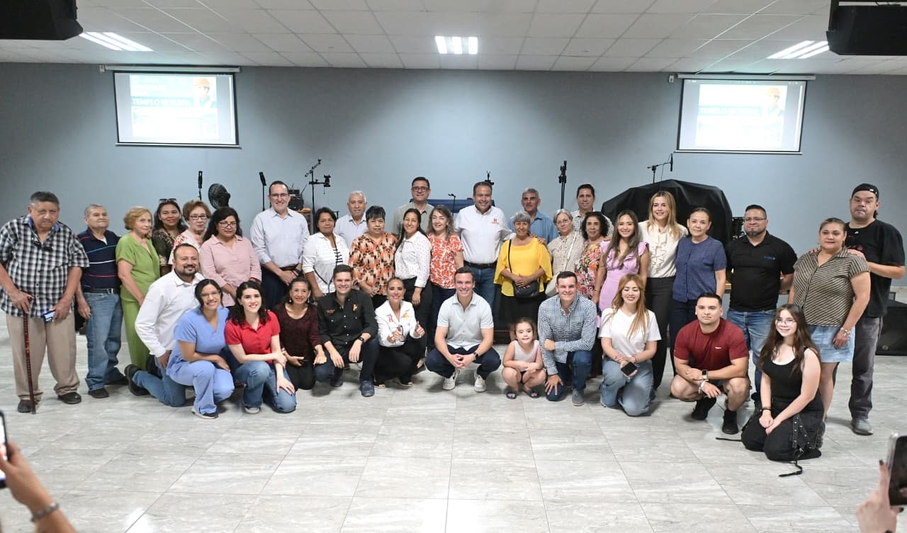 Cumple Toño Astiazarán con obra a la comunidad de la iglesia Betesda