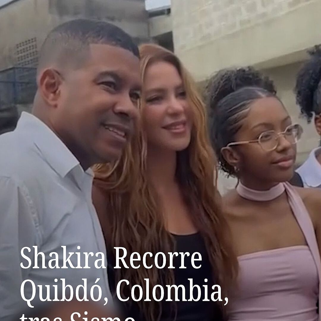 Shakira Recorre Quibdó, Colombia, tras Sismo