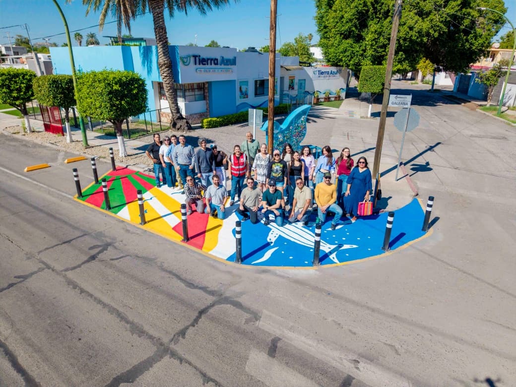 Entregan Gobierno Municipal, artistas y ciudadanos segunda etapa de Asphalt Art en tres cruceros de Hermosillo
