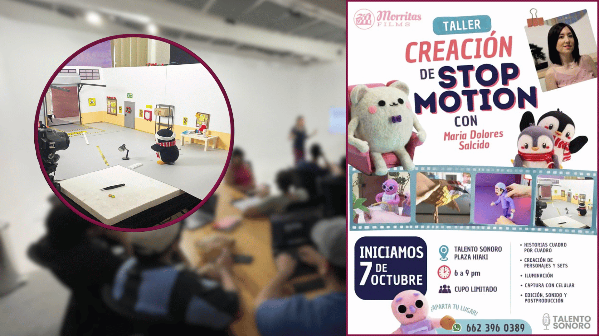 Morritas Films compartirá los fundamentos de la animación cuadro por cuadro en su taller de 'Stop Motion' | Radio Sonora