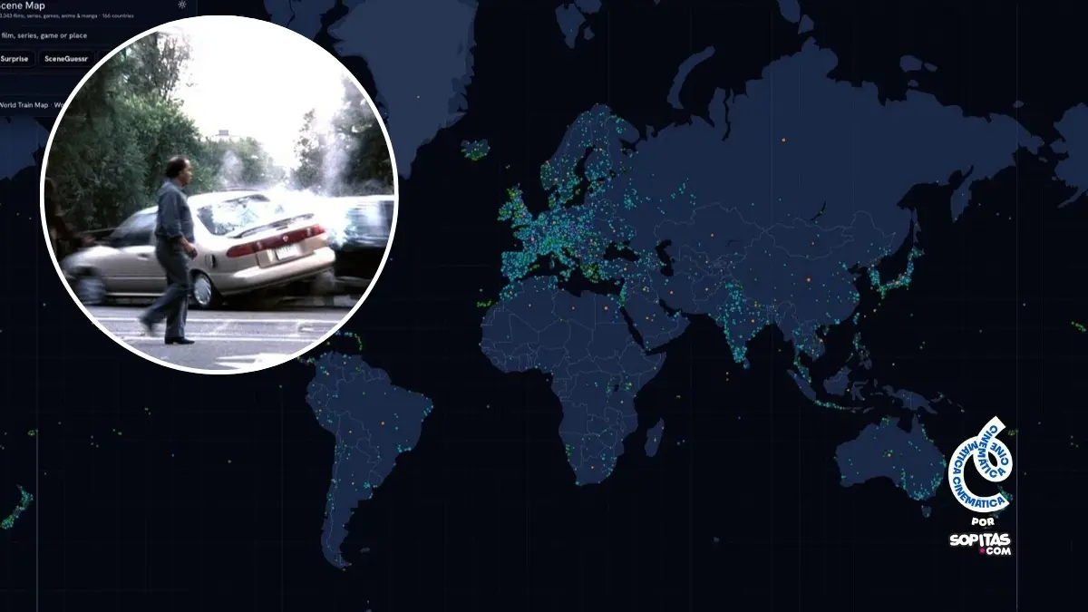 Movie Scene Map: El mapa que dice dónde se filmaron tus películas y series favoritas