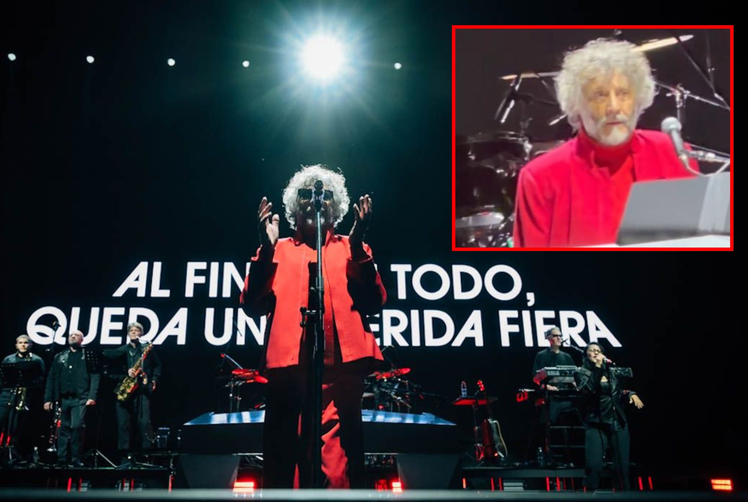 Fito Páez "explota" e interrumpe su concierto por culpa del personal de seguridad