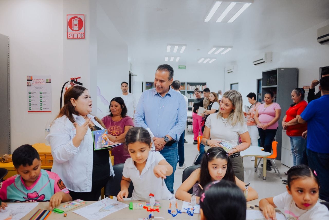 Inaugura Toño Astiazarán nueva Ludoteca en San Pedro El Saucito