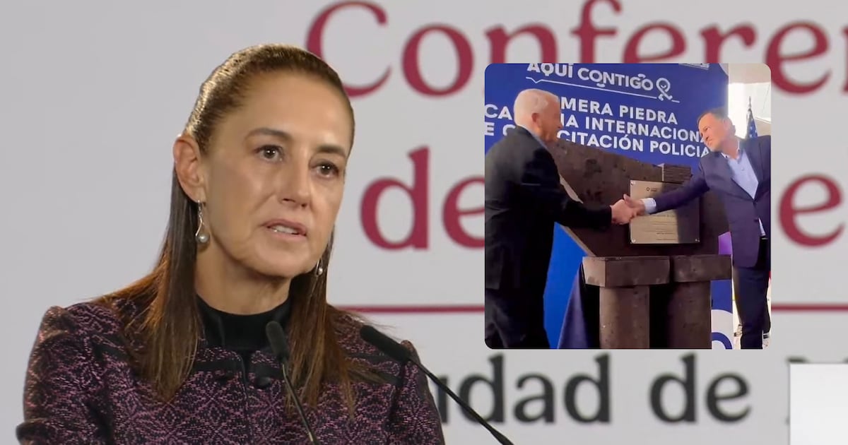 Sheinbaum pide cuentas a gobernador y embajador de EE.UU. por academia policial en Querétaro