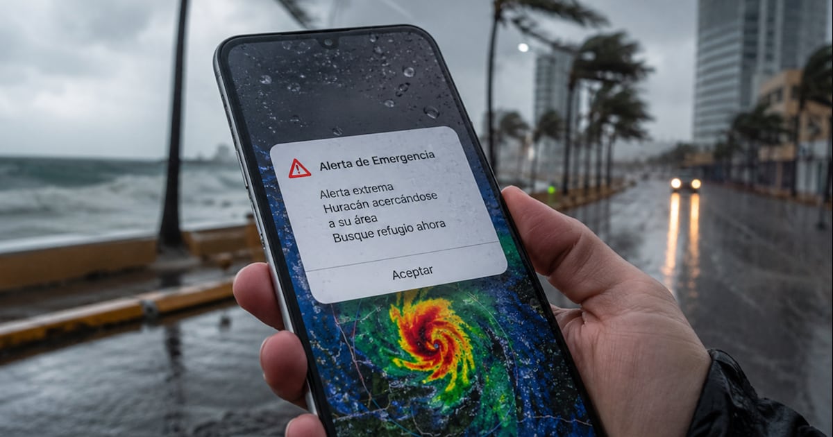 Tu celular te avisará si viene un huracán: México estrena alerta meteorológica