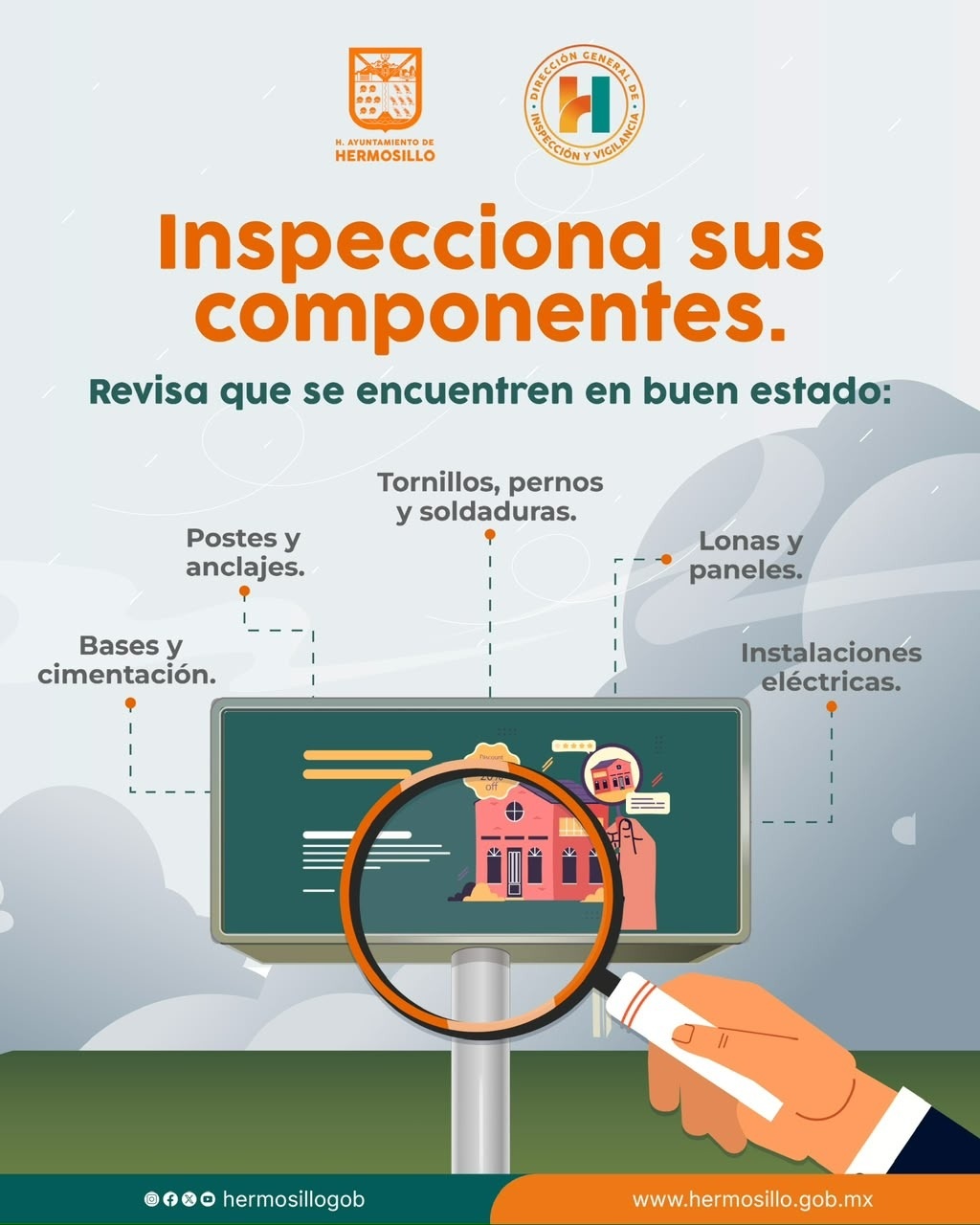Llama Ayuntamiento de Hermosillo a revisar anuncios espectaculares