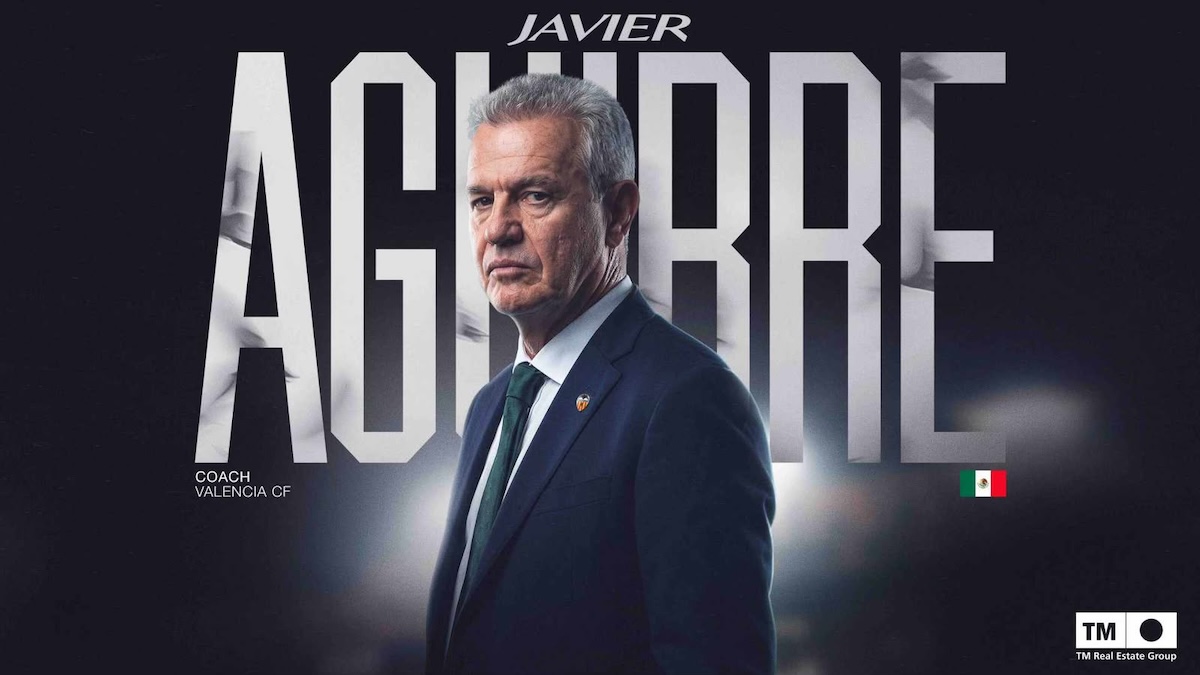 Valencia anuncia a Javier Aguirre como su nuevo entrenador