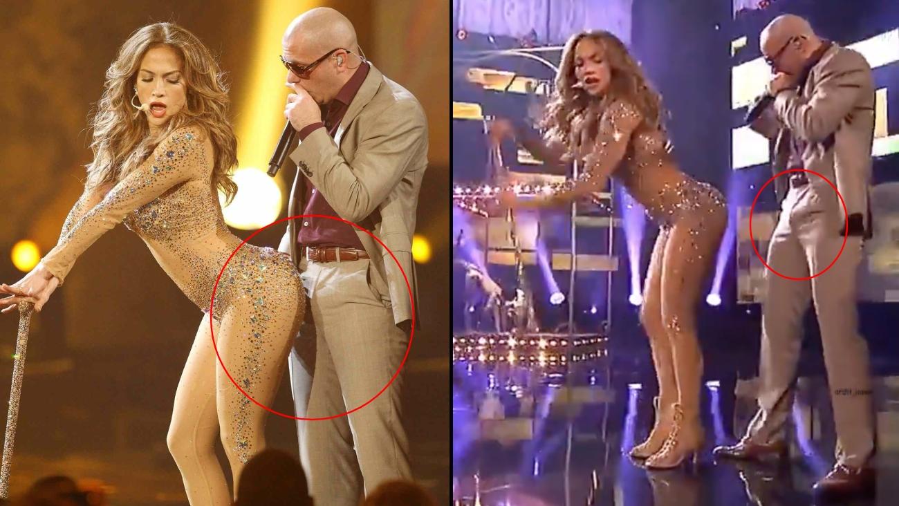 VIDEO: Pitbull confiesa que Jennifer Lopez le “levantó el ánimo” con sensual baile en los AMA